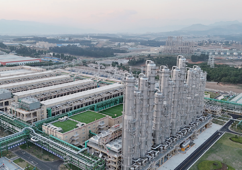 云南通威20万吨多晶硅生产基地